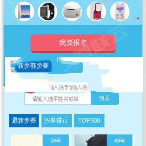 微信公众号投票活动系统源码 微信独立后台