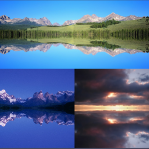 HTML5 canvas水波倒影图片动画
