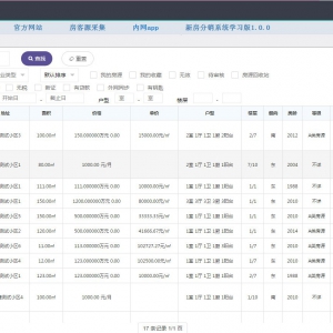 开单大师（首家100%开源可定制的房产中介ERP）