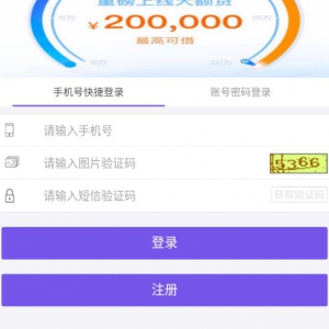 PHP紫色金融理财网贷系统 仿给你花分期小额贷款源码