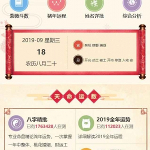 风水起名八字算命易经周易源码程序 2019开运网付费开源商业版 带详细配置教程+支付