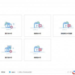 去水印图片软件系统水印管家一键去水印windows绿色版免安