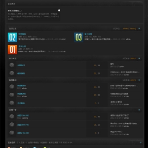 Discuz! x2.5深黑经典模板